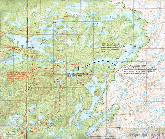 2006_killarney39 再登峰顶 - Silver Peak - 从Bell Lake 划船至Silver Peak Trail入口 - 重复2005路线